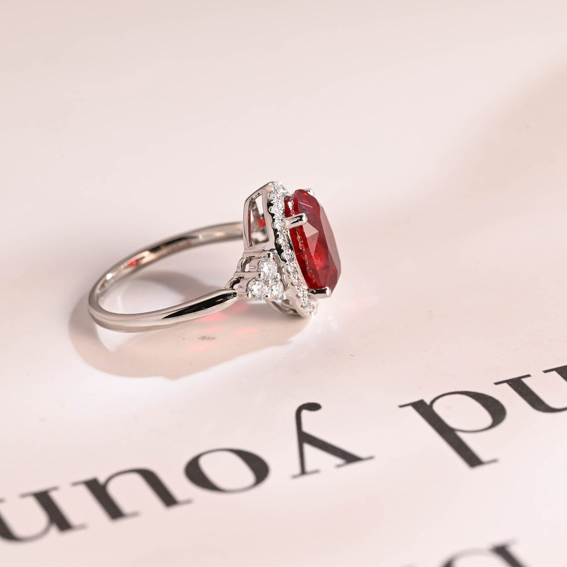 Halo Engagement Ring