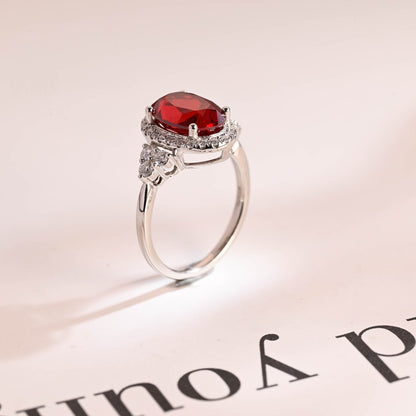 Cluster Accent Ruby Ring