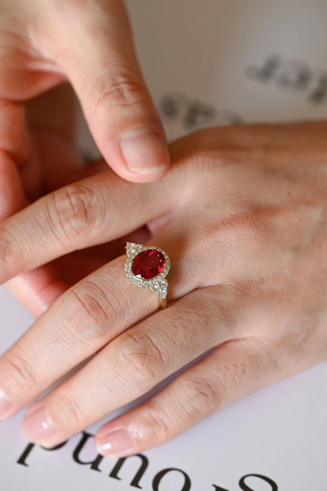 Straight Shank Engagement Ring