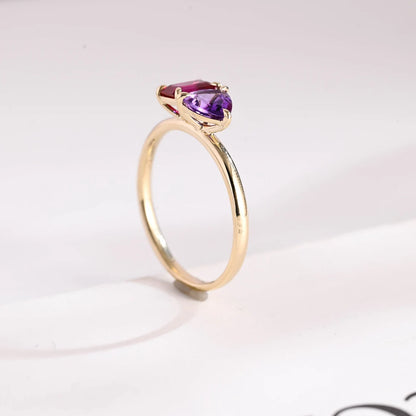 Toi et Moi style ring