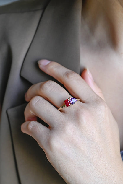 Romantic couple ring