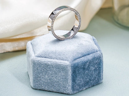 Channel set eternity ring