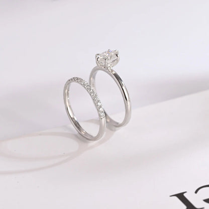 Classic bridal ring set