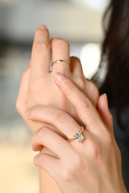 Fine jewelry engagement ring set