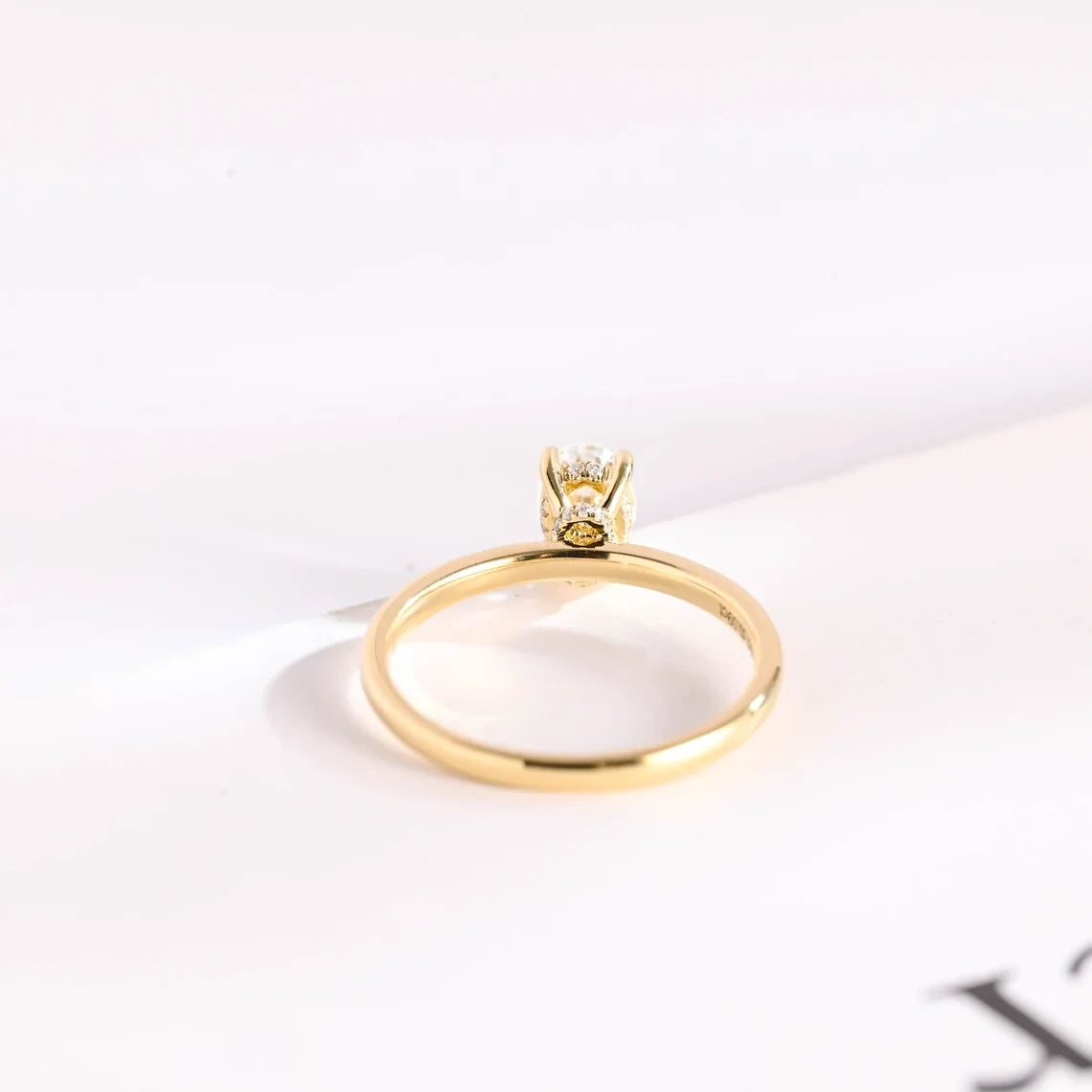 Moissanite Proposal Ring