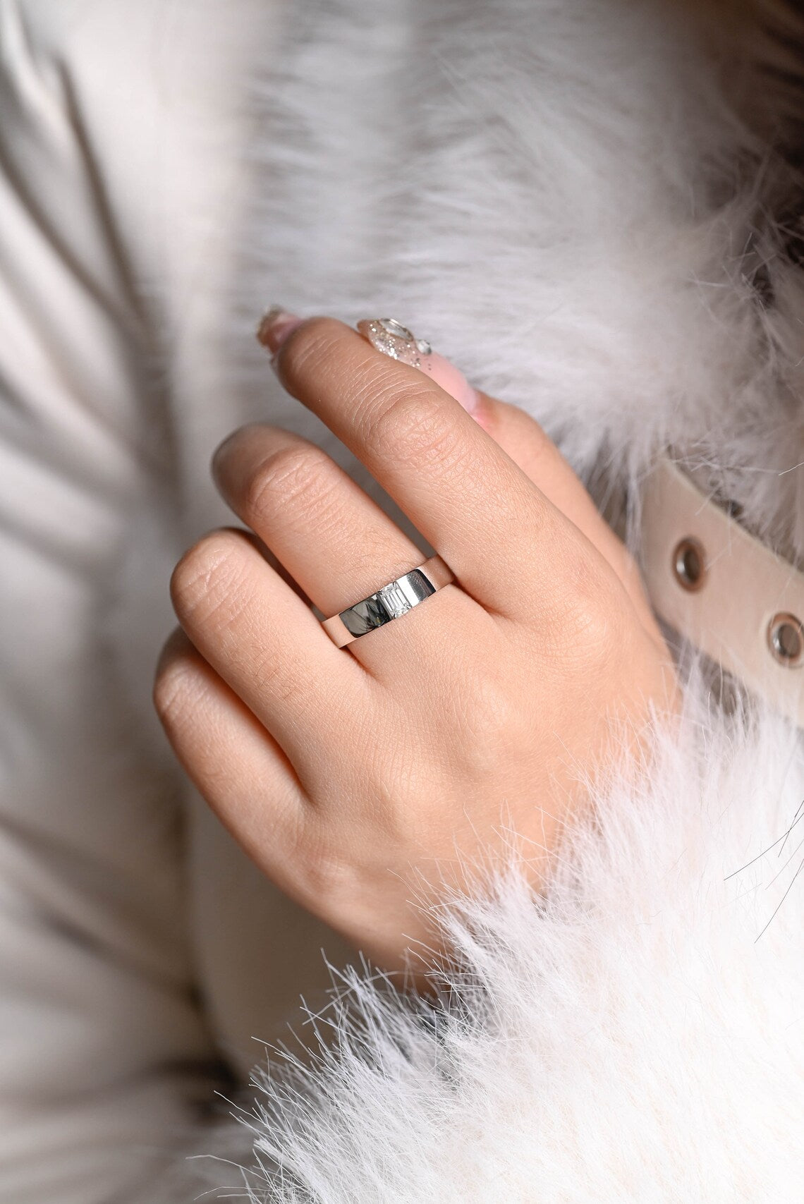 Elegant moissanite jewelry