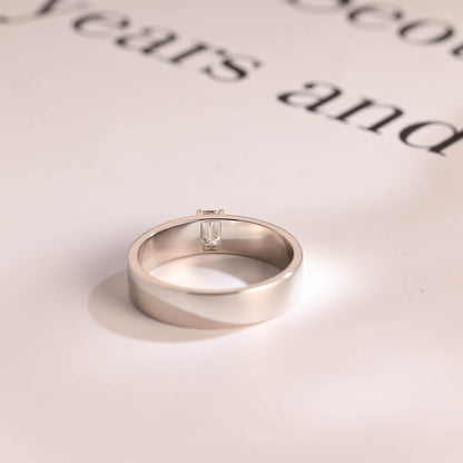 Minimalist promise ring for her