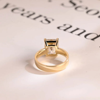 Strong & Elegant | Wide Band Ring | Radiant Proposal Gift

