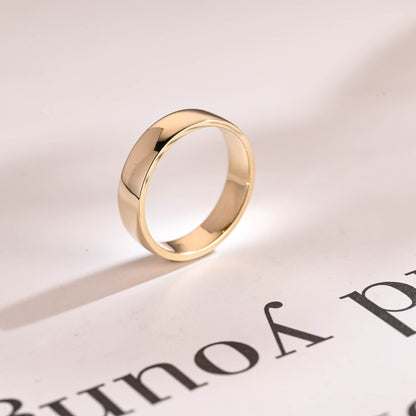 Plain gold ring