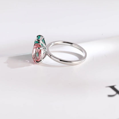 White gold style ring