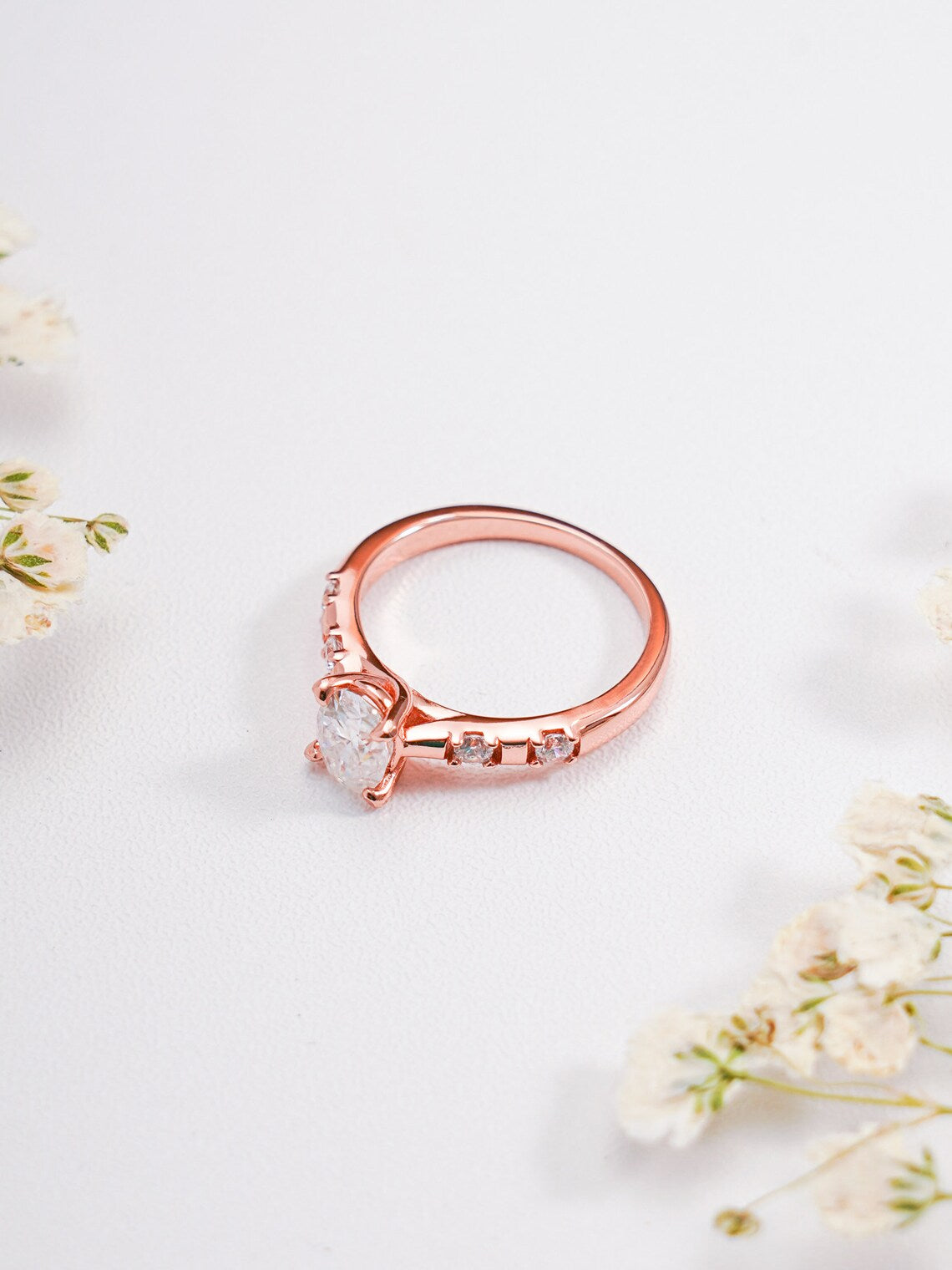Rose Gold Oval Ring