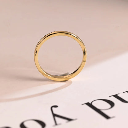 Minimalist gold ring