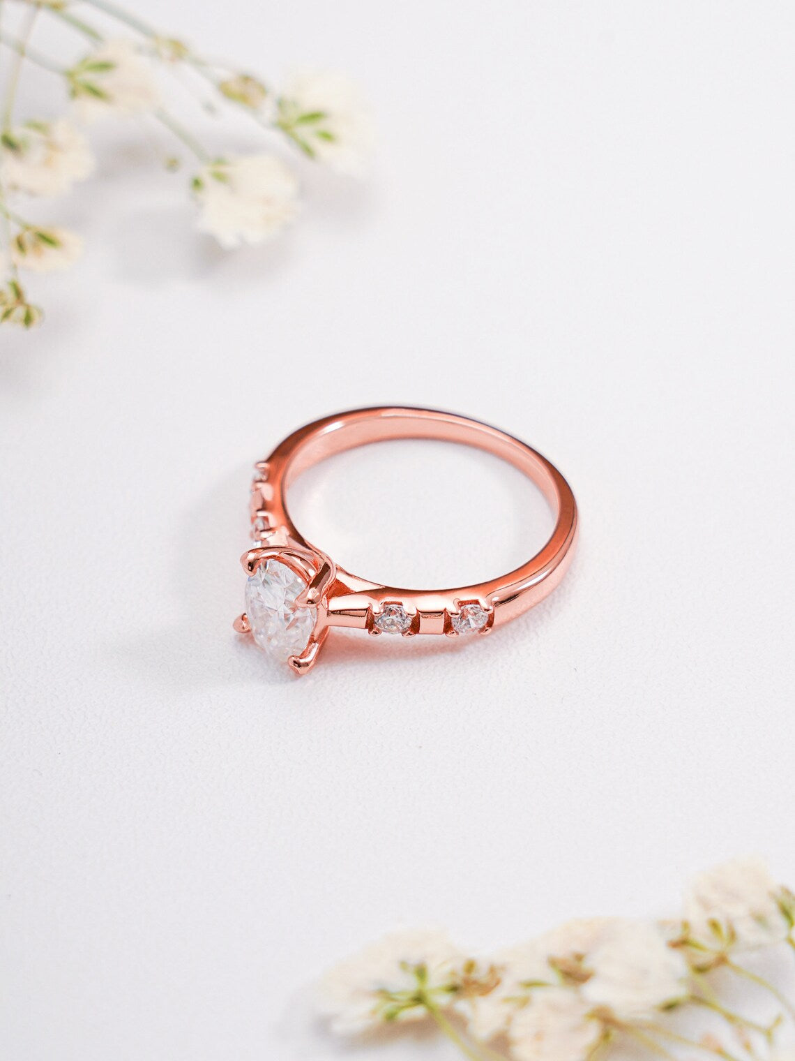 Solid Gold Engagement Ring