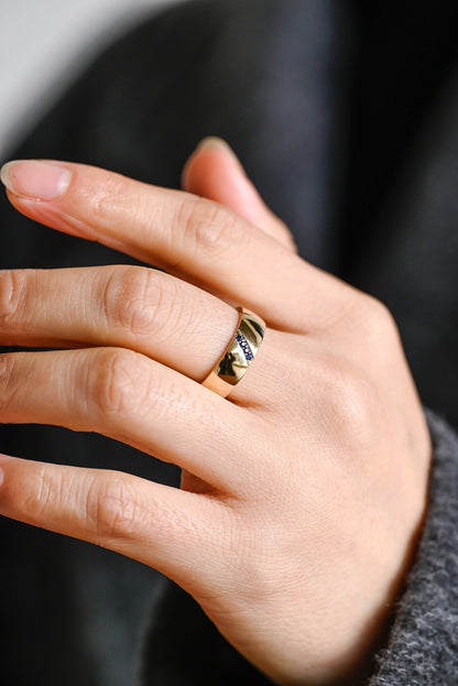 Gold ring gift for him