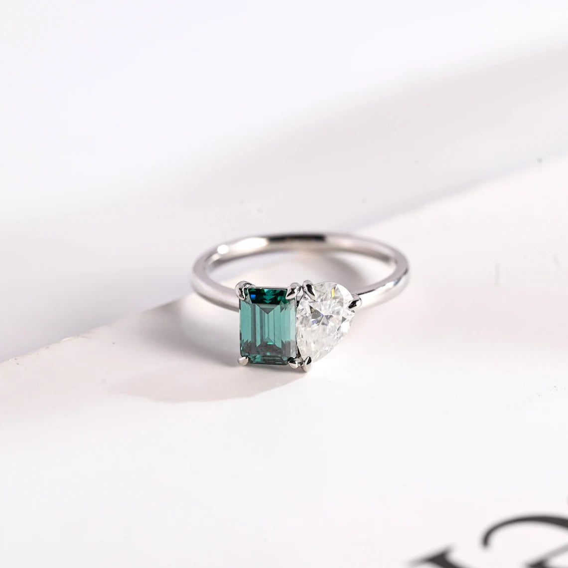 Modern proposal ring