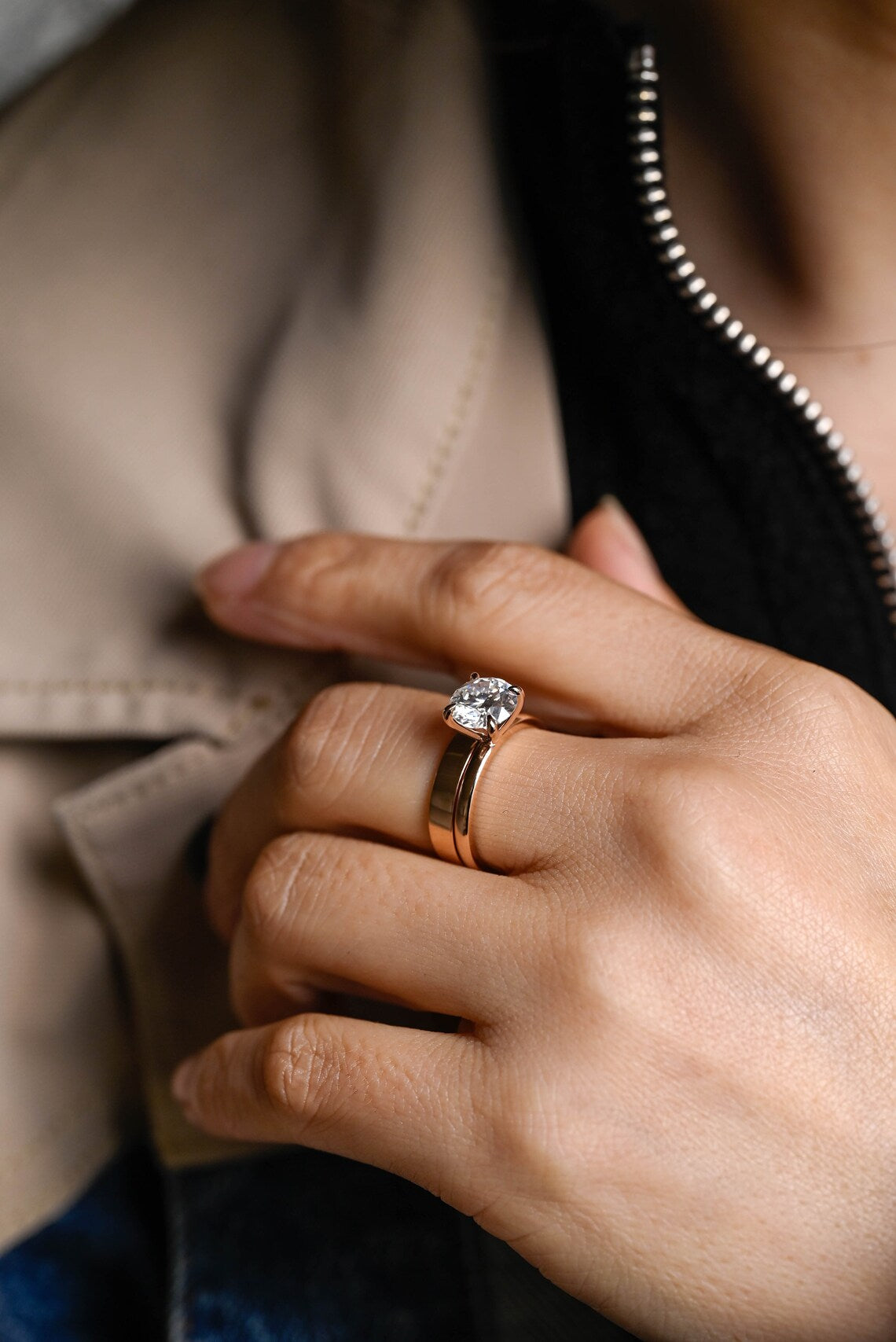 Wedding ring set women