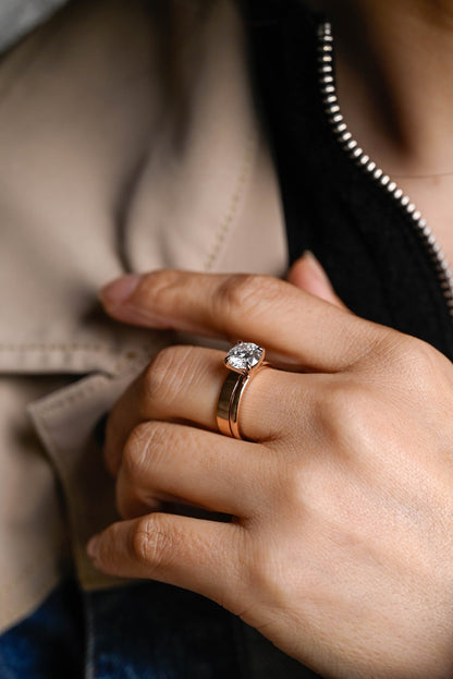 Wedding ring set women