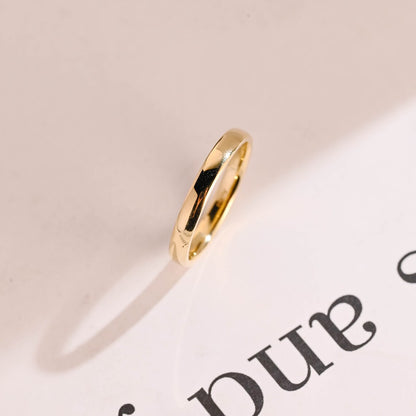 Gold promise ring