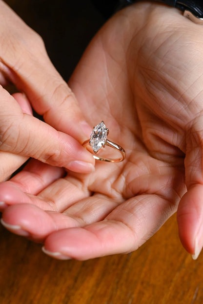 Minimalist engagement ring