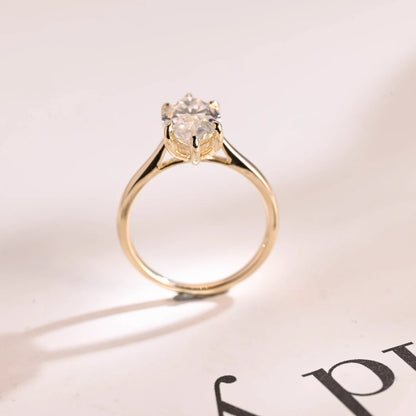 Bridal moissanite ring