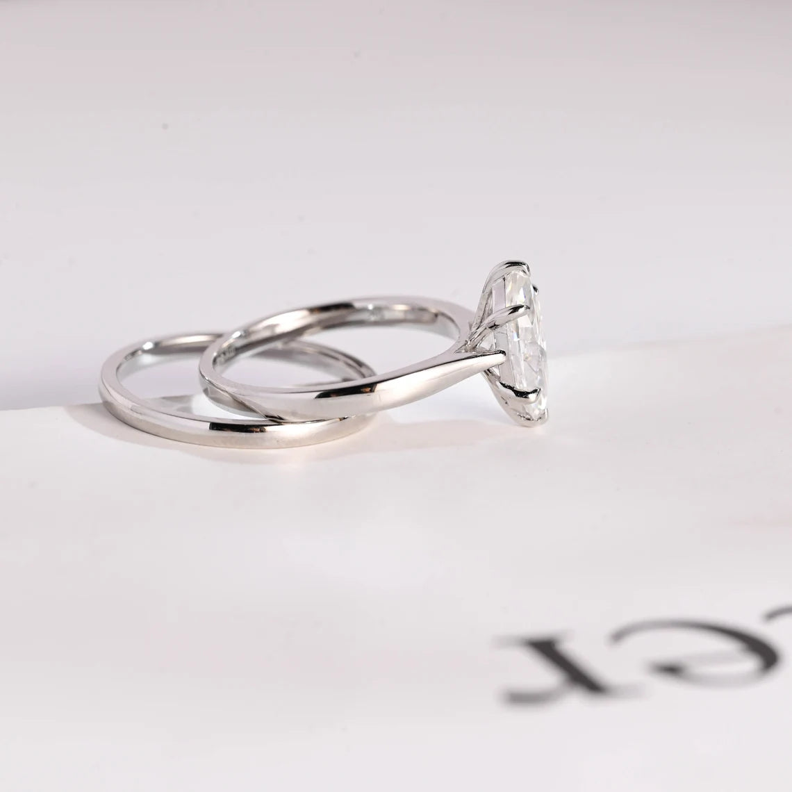 Marquise cut engagement ring
