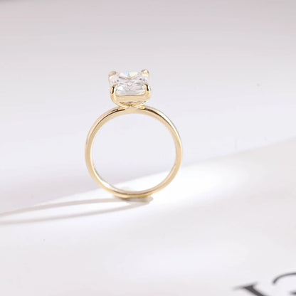 Elegant Proposal Ring | Radiant Gold Band | Gift for Her

