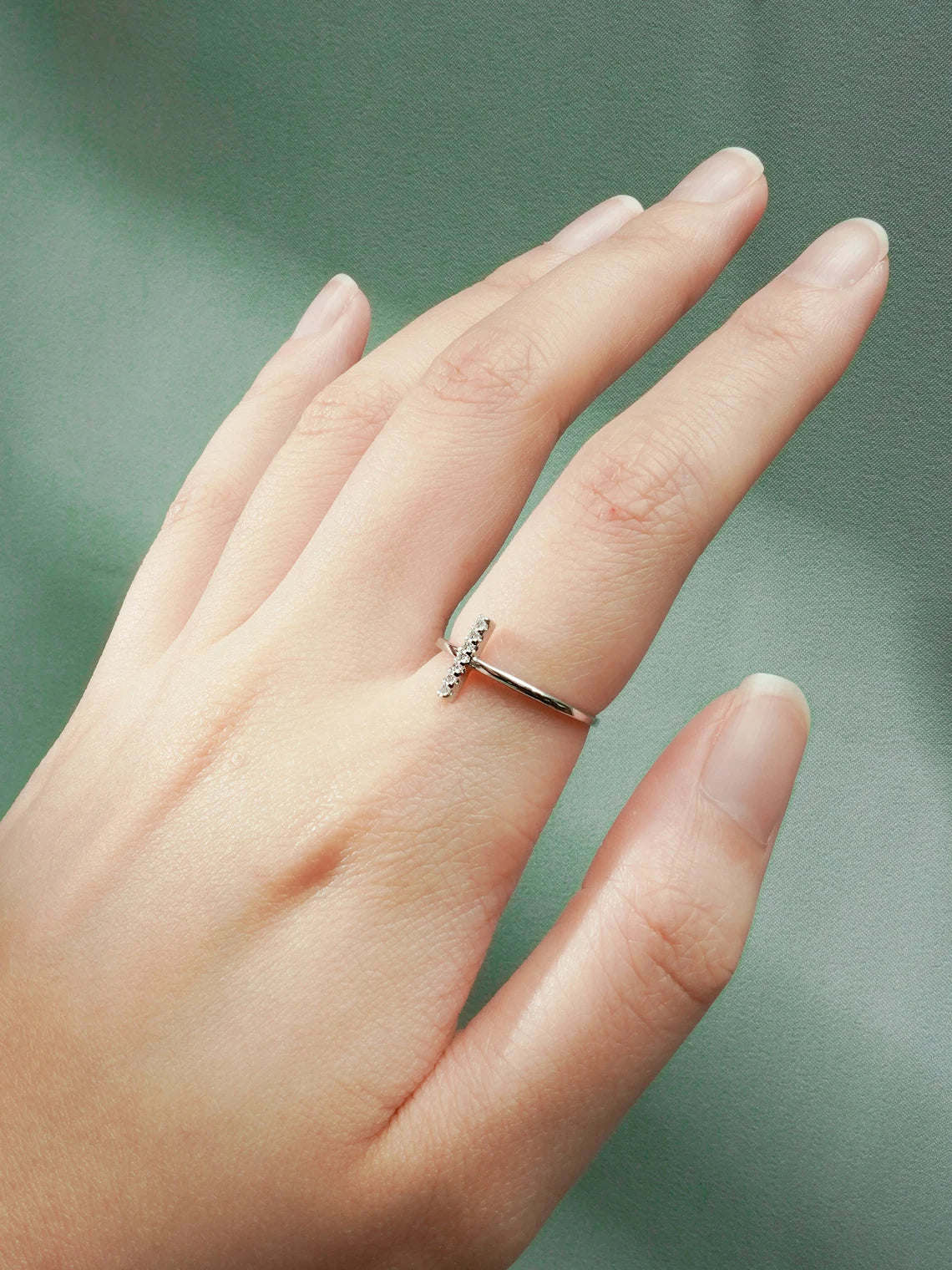 Simple engagement ring
