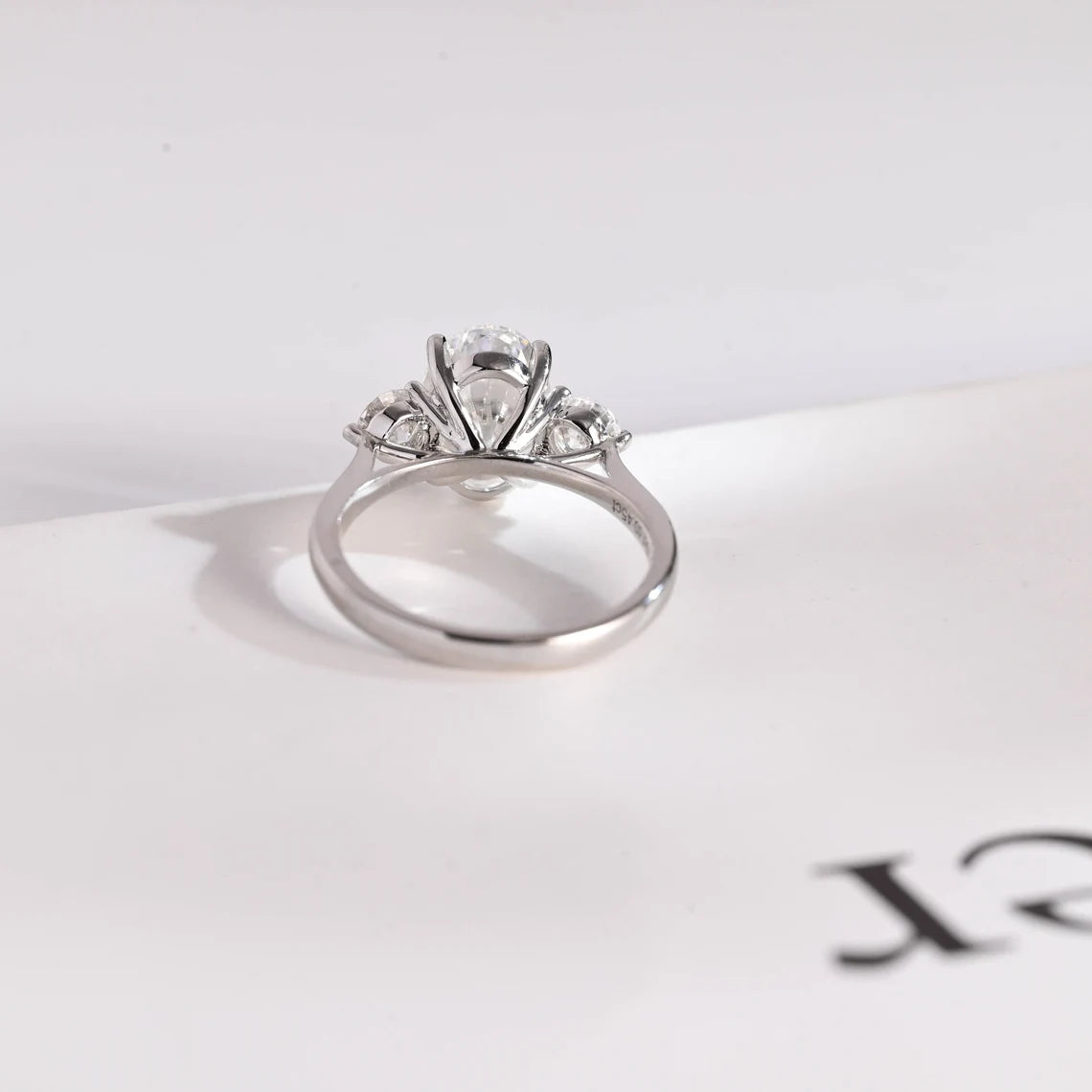 Bridal moissanite ring