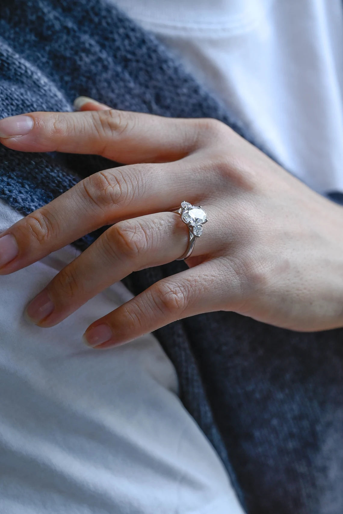 Modern classic promise ring