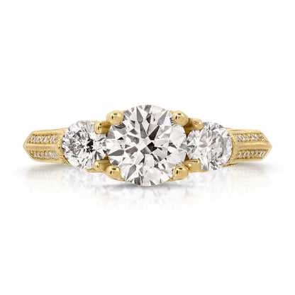 Vintage yellow gold ring