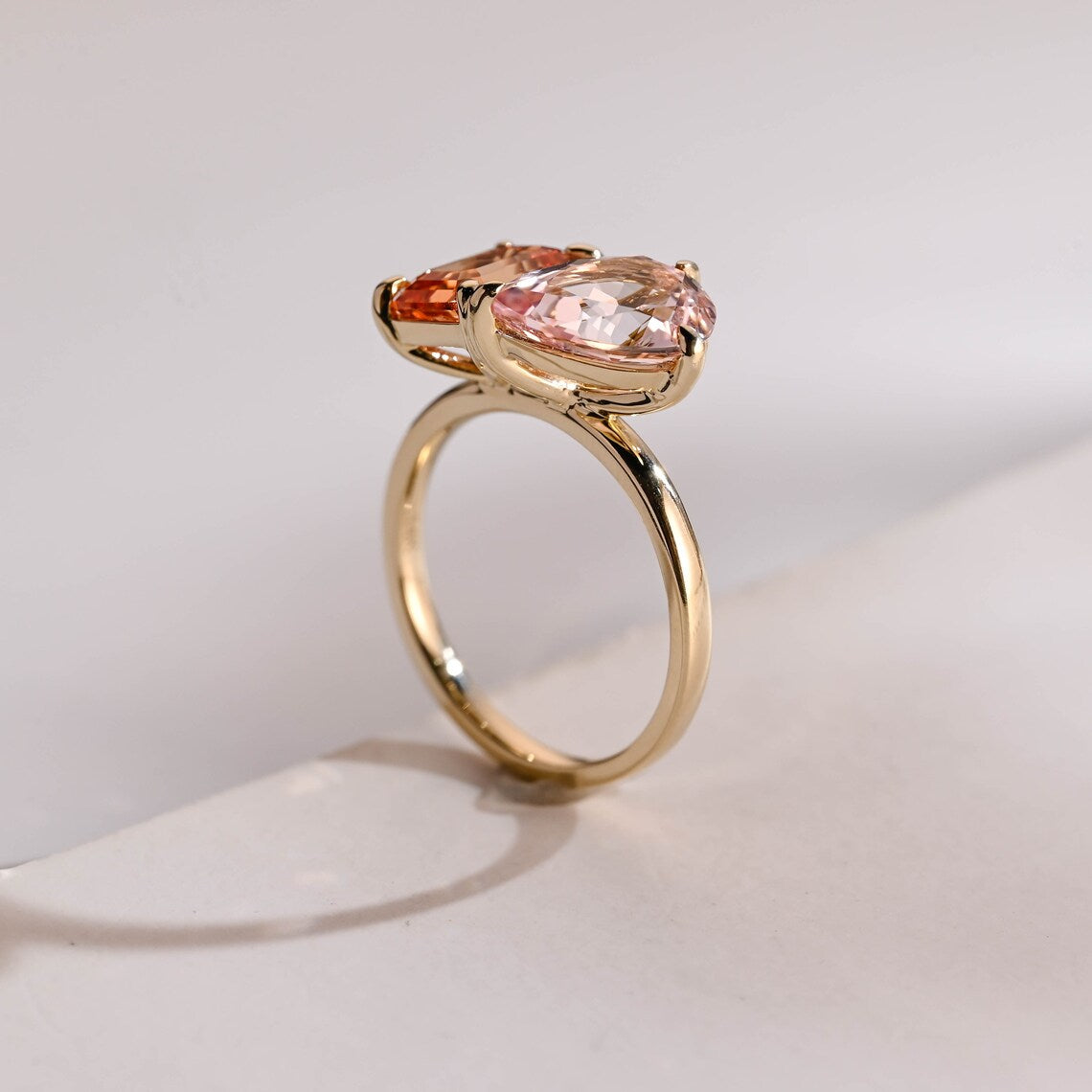 Toi et Moi engagement ring