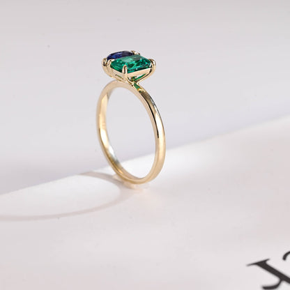 Toi et Moi engagement ring