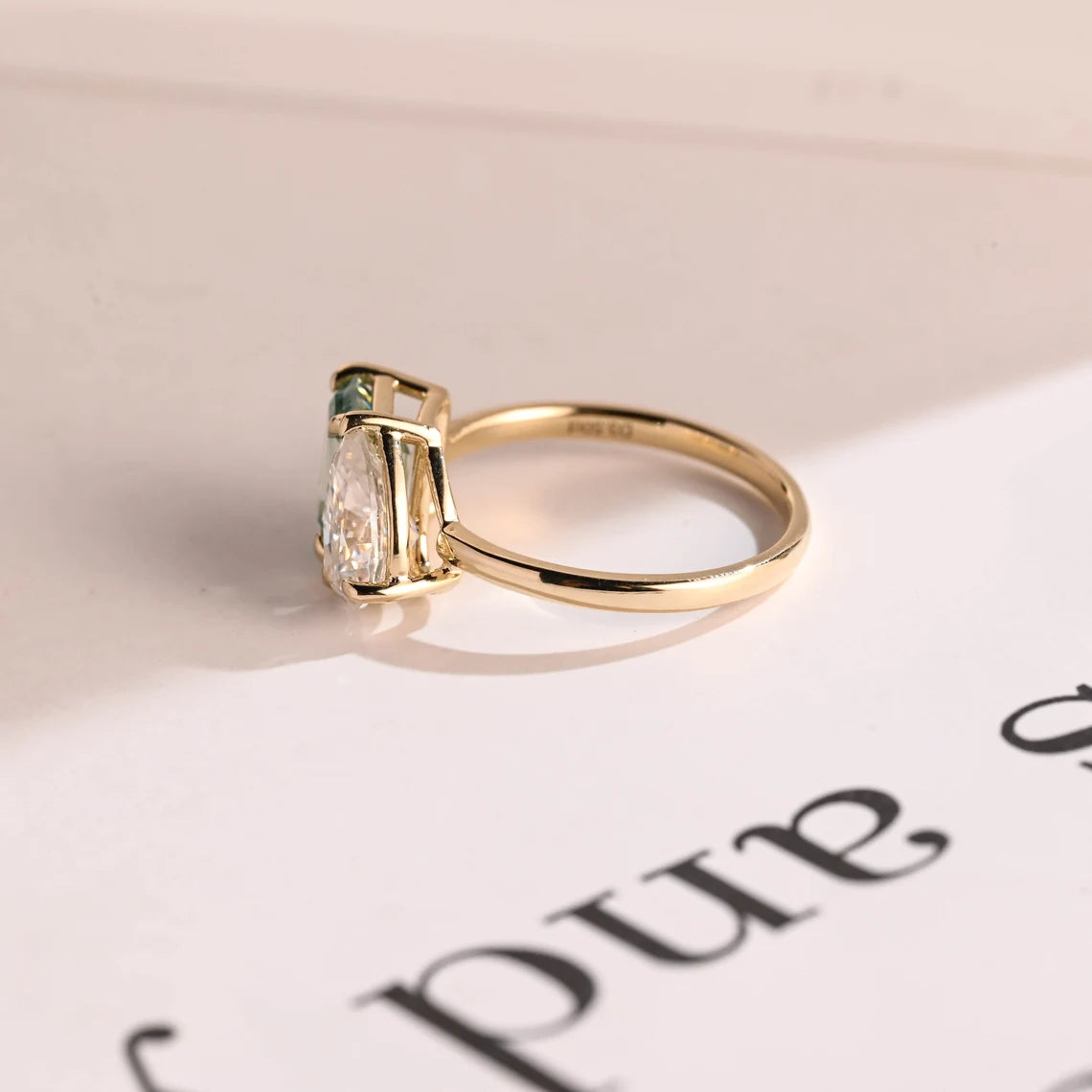 Handcrafted moissanite jewelry