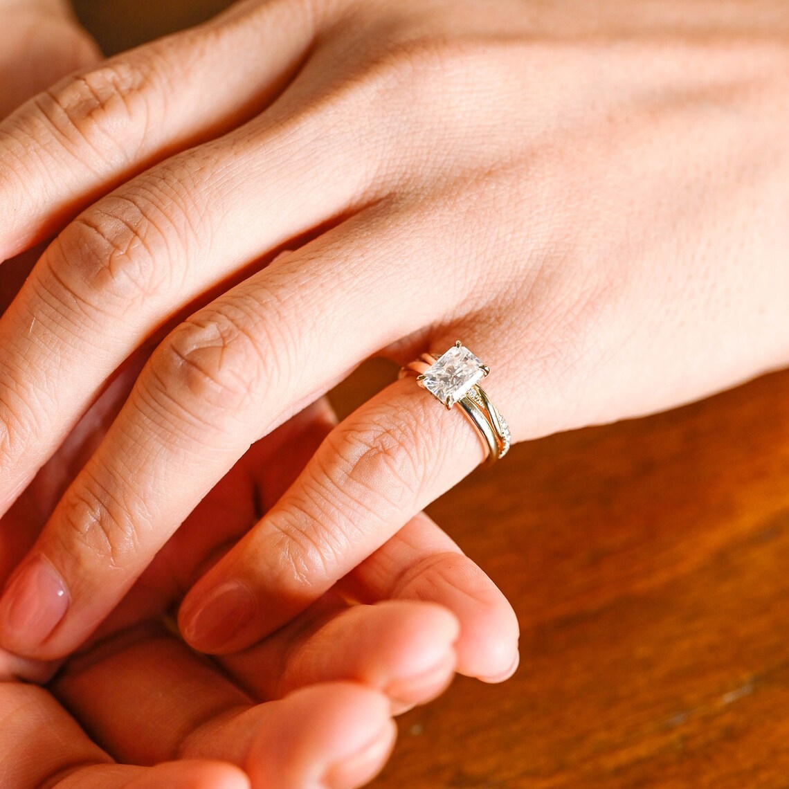 Anniversary gift ring set