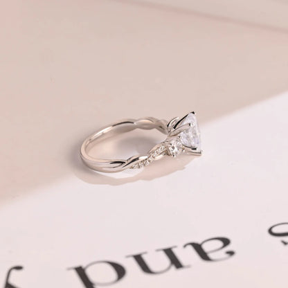 Twisted vine inspired ring
