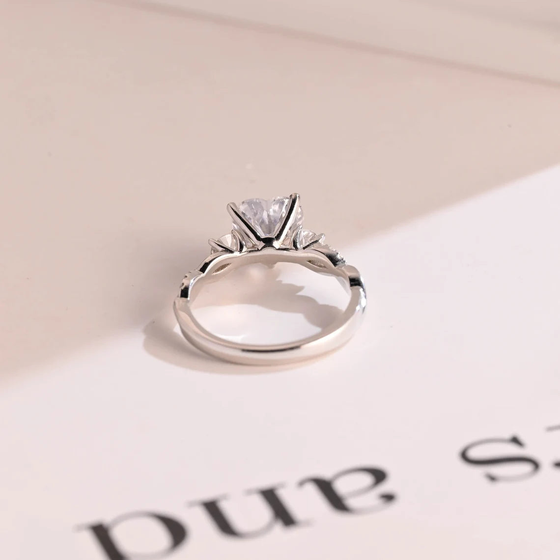 Romantic engagement ring
