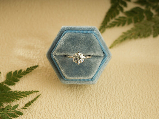 Crafted for Forever | Solid Gold Band | Moissanite Engagement

