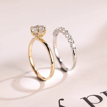 Half eternity pave band 