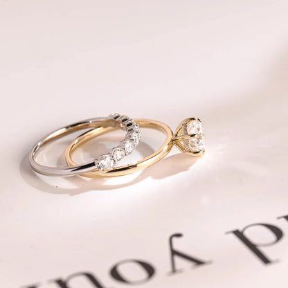 Wedding ring set for her