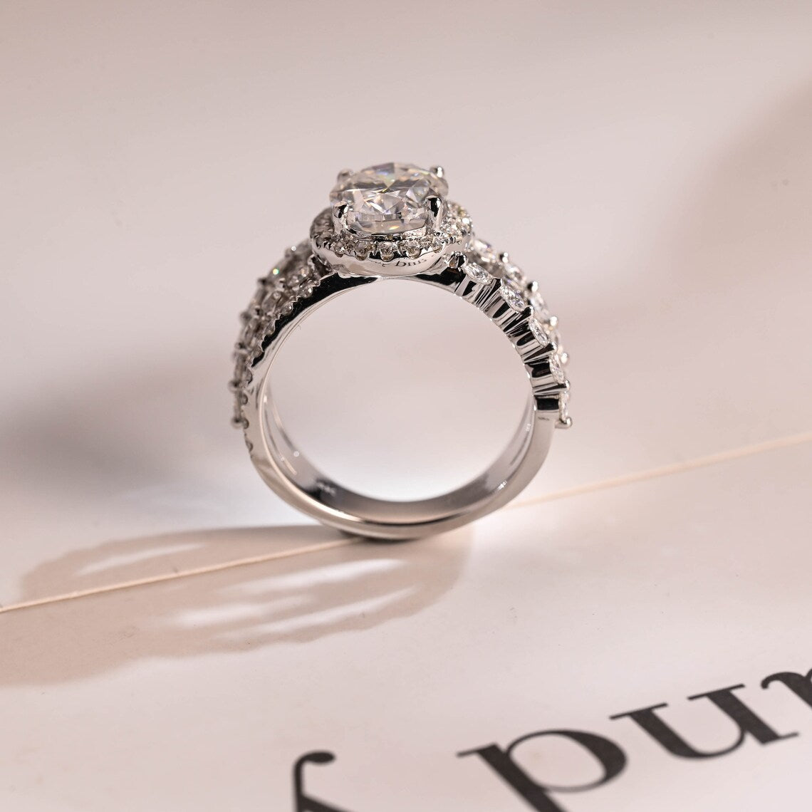 Multi Row Diamond Ring