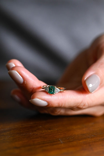 Handcrafted gold ring