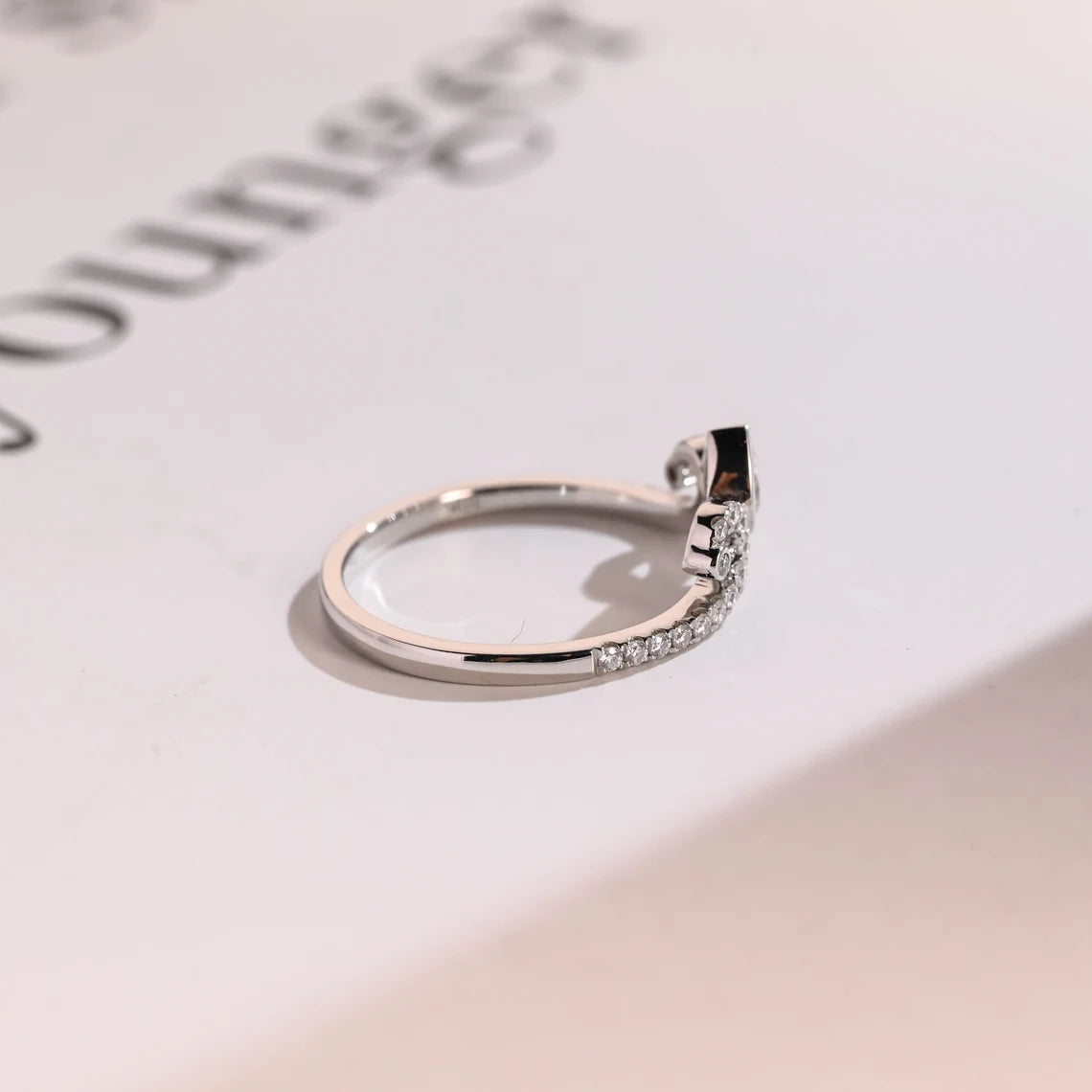 Unique wedding band for her