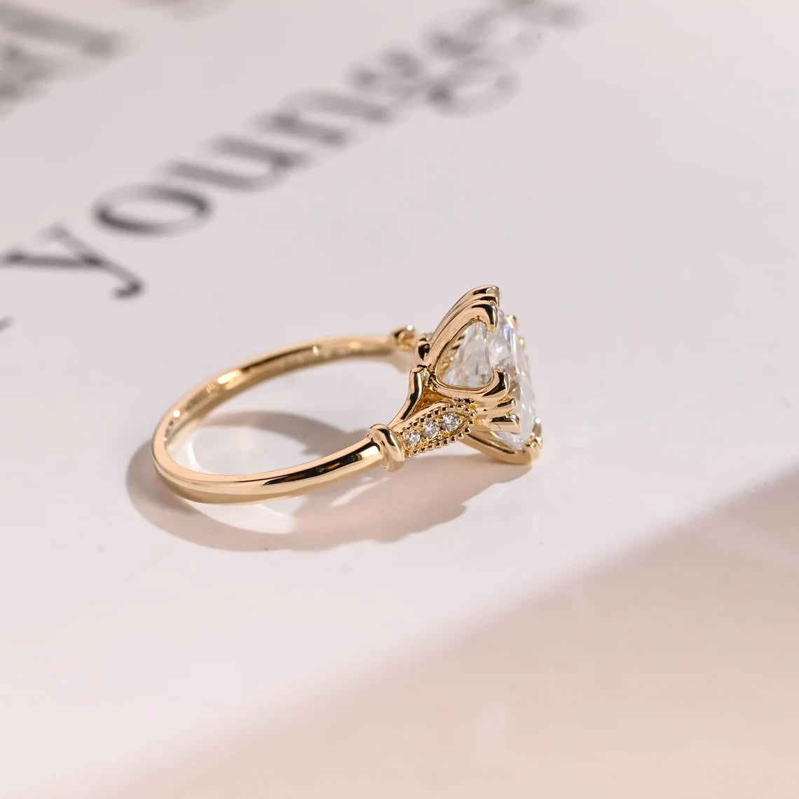 Antique Style Bridal Ring