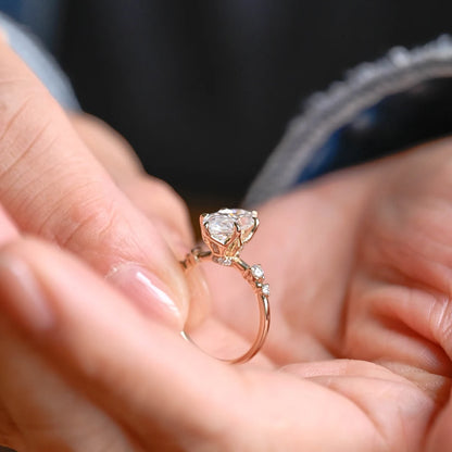 Romantic engagement ring