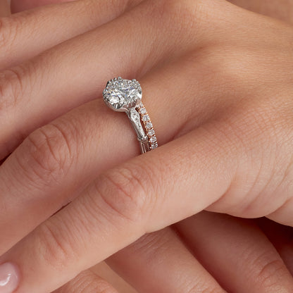 Vintage style proposal ring