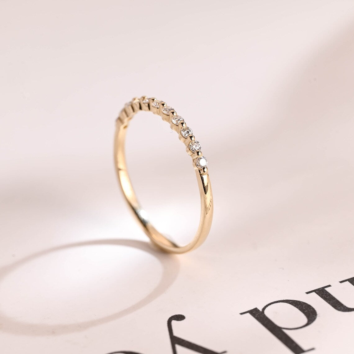 Dainty wedding band