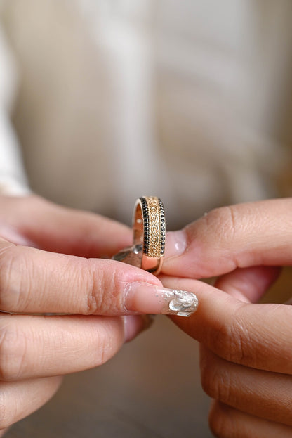 Vintage Filigree Engagement Ring