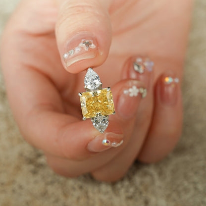 Handcrafted engagement ring