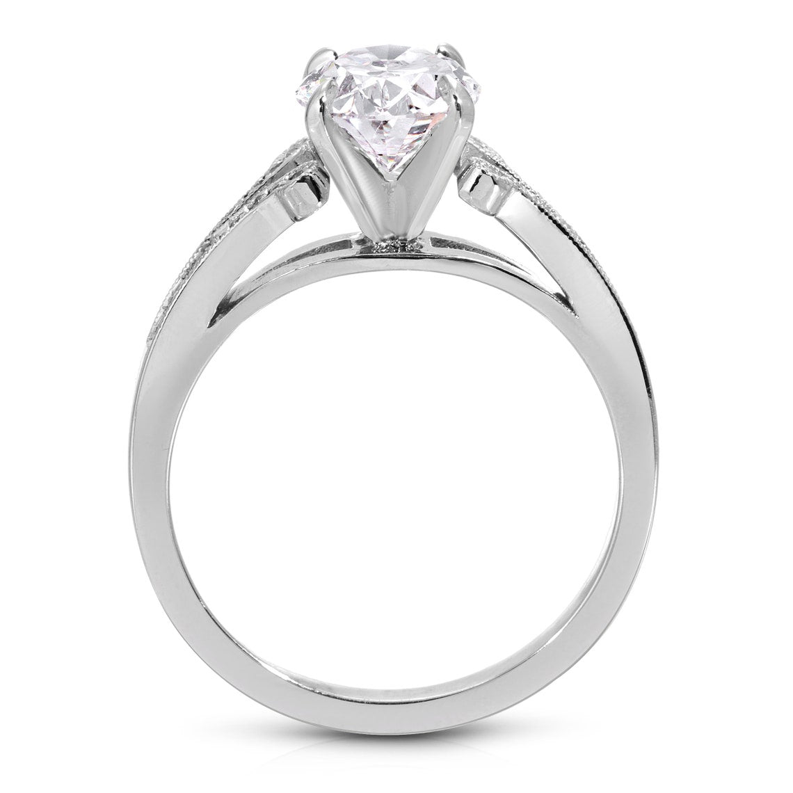 Classic bridal solitaire ring