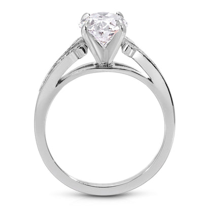 Classic bridal solitaire ring